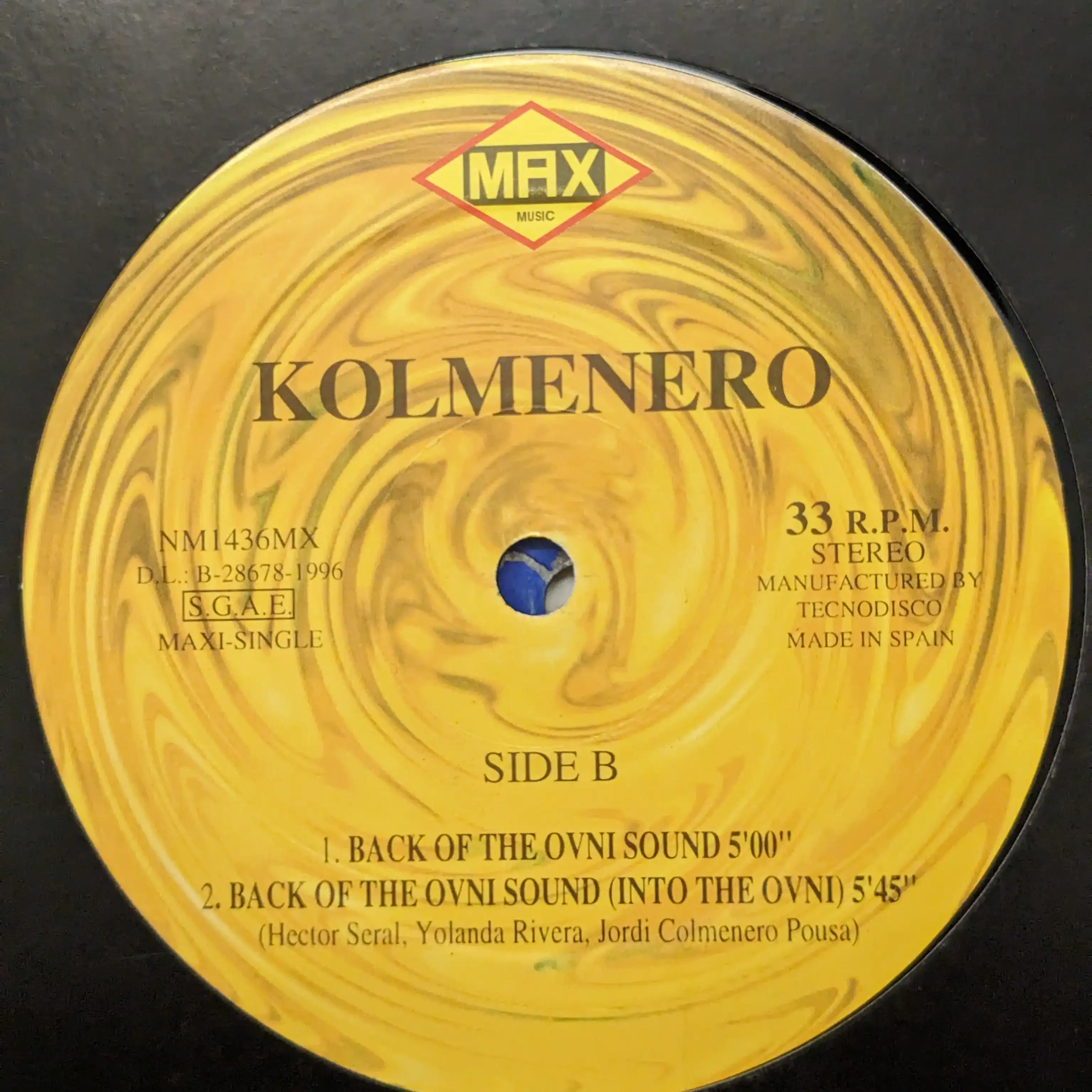 Kolmenero - Back Of The O.V.N.I. Sound